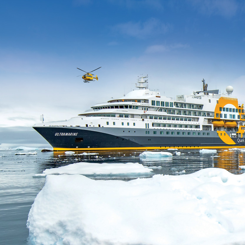 Antarctica by Helicopter: Crossing the Circle and the Peninsula