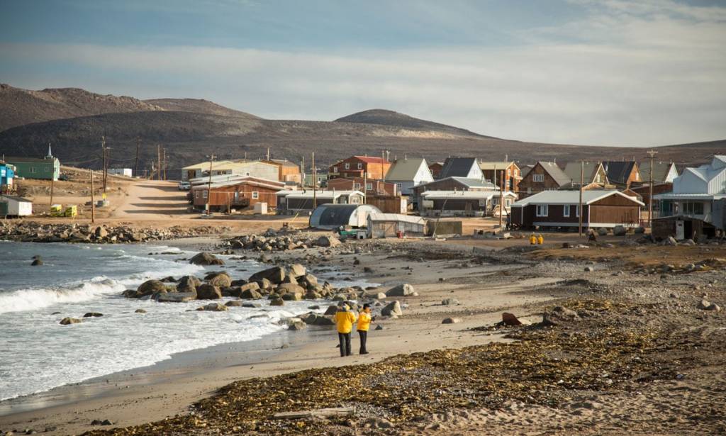 A beach in Baffin Island.