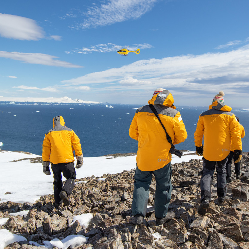 Antarctica by Helicopter: Crossing the Circle and the Peninsula