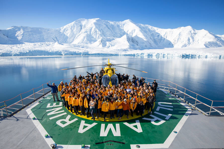 Antarctica by Helicopter: Crossing the Circle and the Peninsula