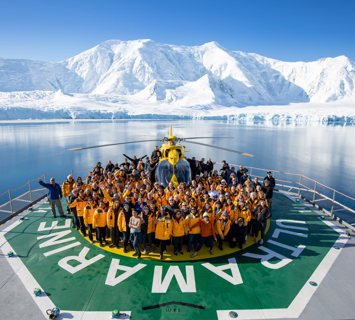 Antarctica by Helicopter: Crossing the Circle and the Peninsula