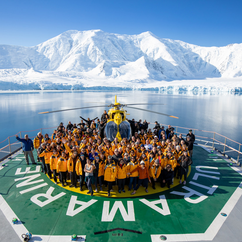 Antarctica by Helicopter: Crossing the Circle and the Peninsula