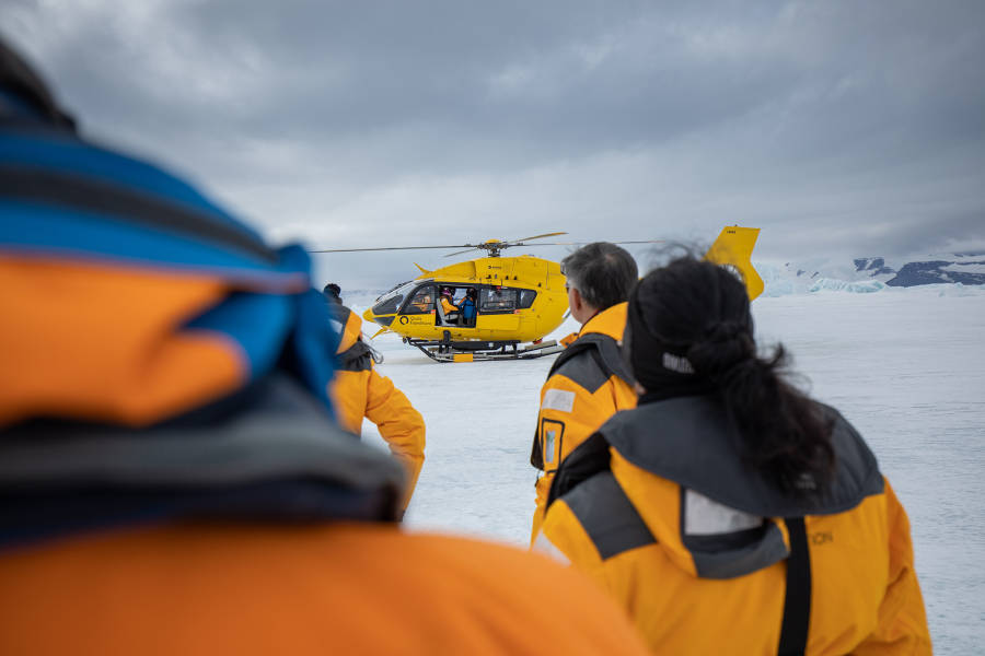 Antarctica by Helicopter: Crossing the Circle and the Peninsula