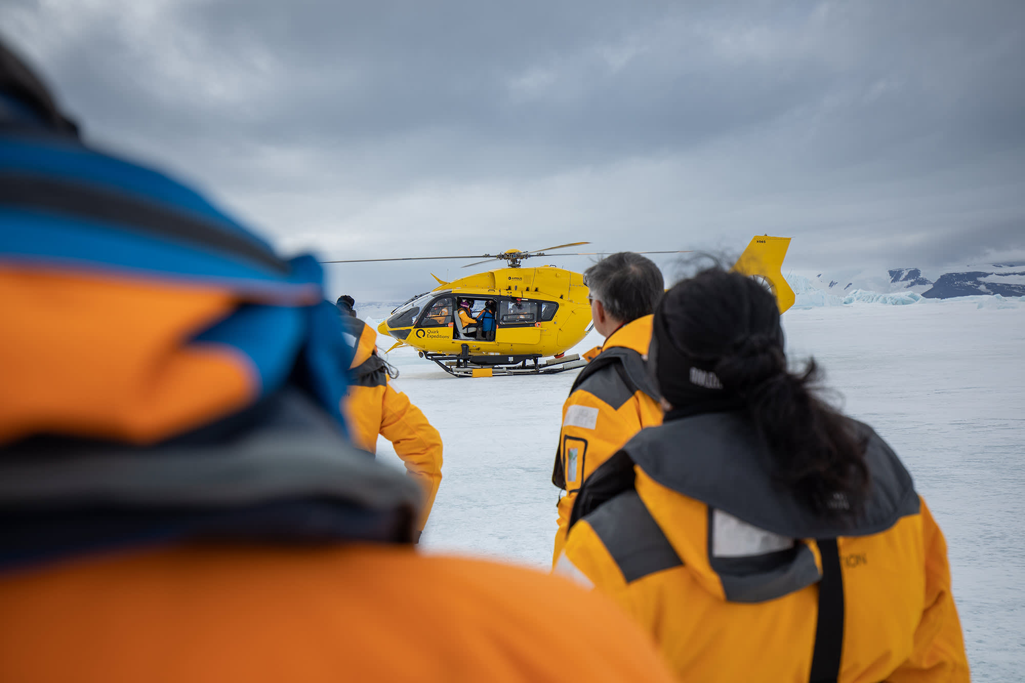 Antarctica by Helicopter: Crossing the Circle and the Peninsula