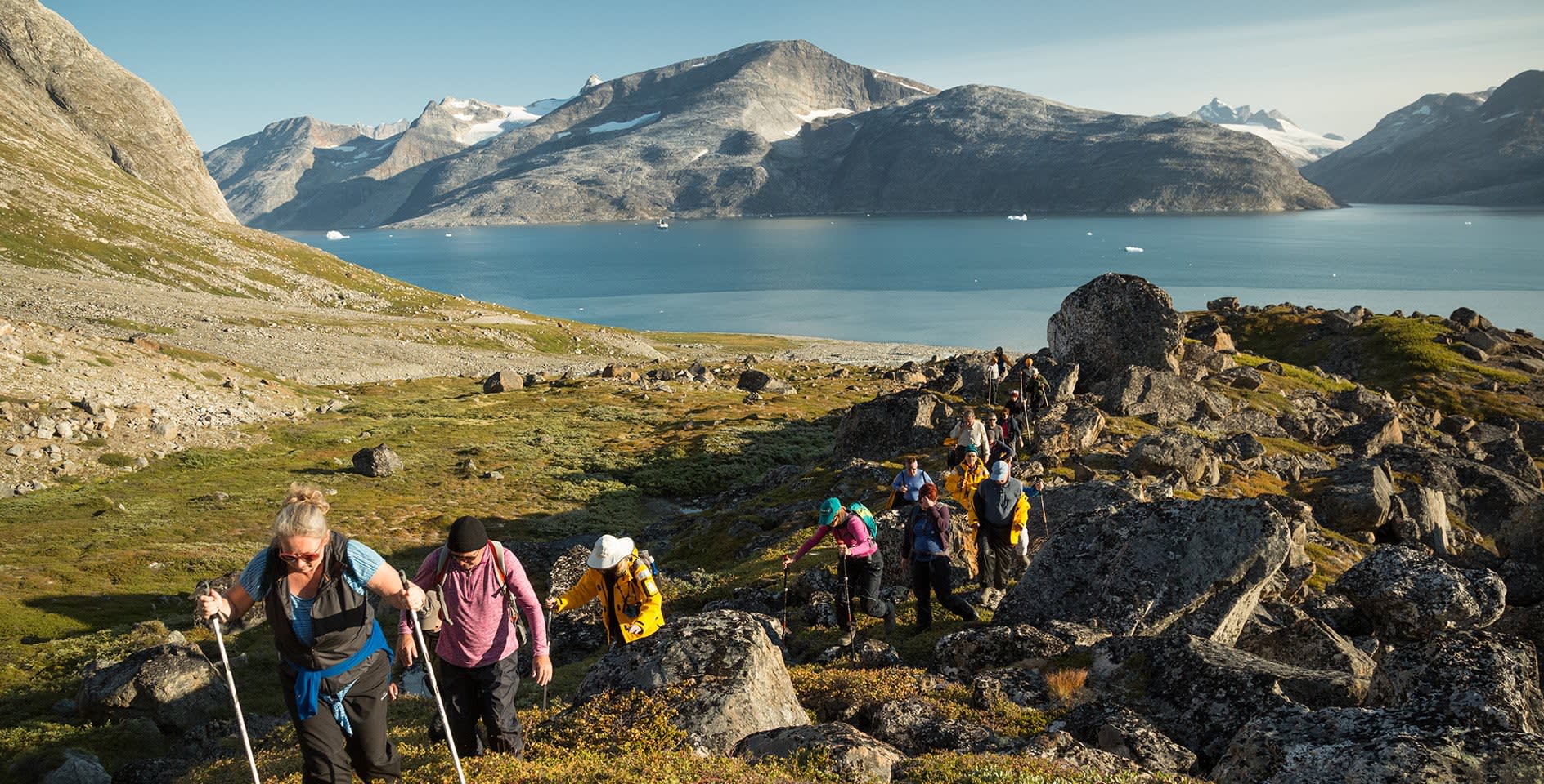 Fjord in Greenland
