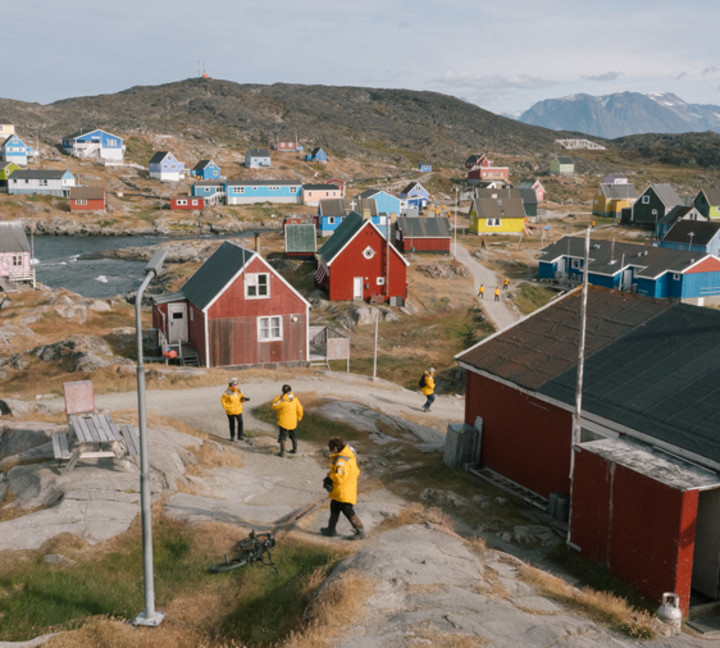 Guests exploring Itilleq, Greenland