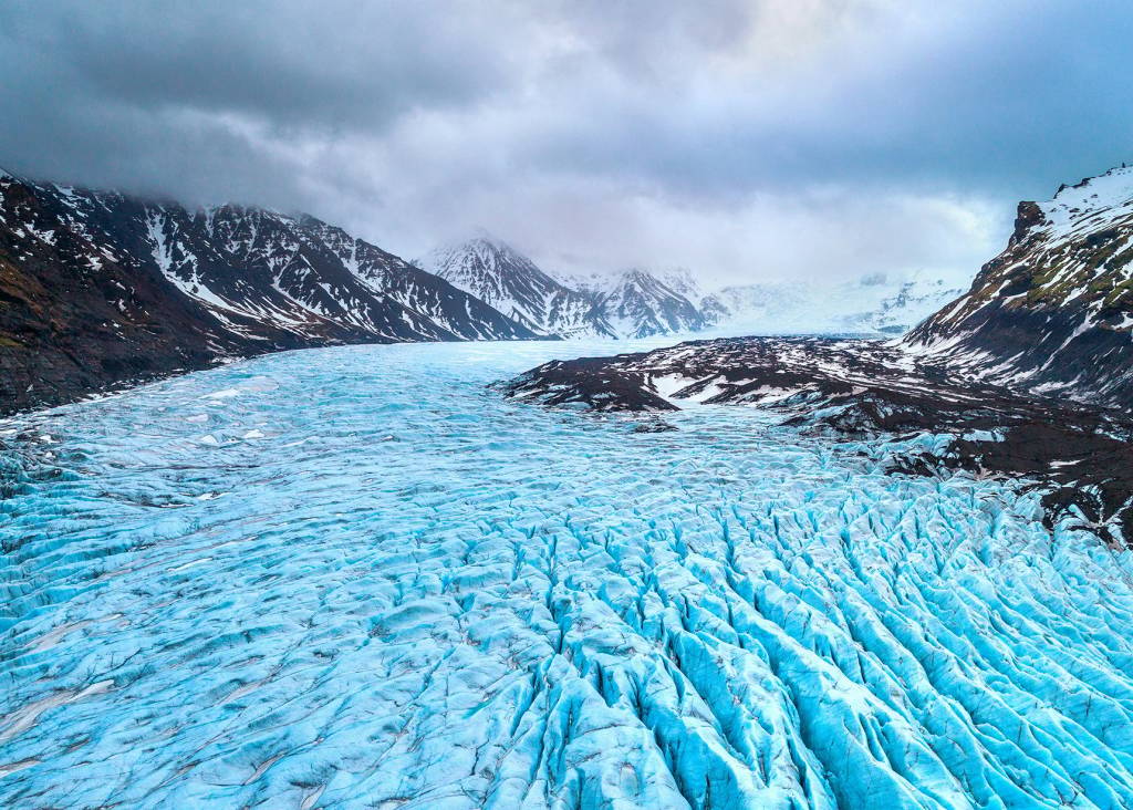 Skaftafell Glacier, Vatnajokull National Park, Iceland