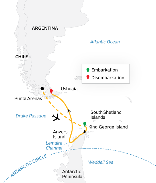 Antarctic Express: Fly South, Sail North