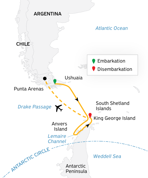 Antarctic Express: Sail South, Fly North