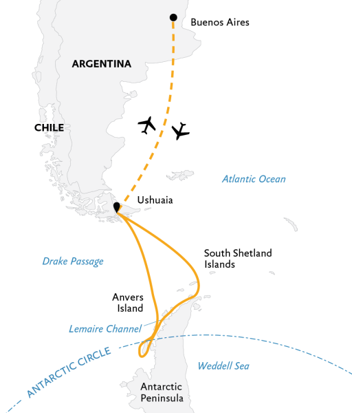 Antarctic Peninsula: Crossing the Circle