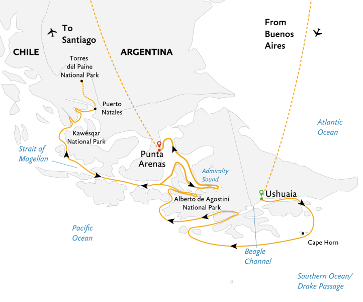 Essential Patagonia: Chilean Fjords and Torres del Paine