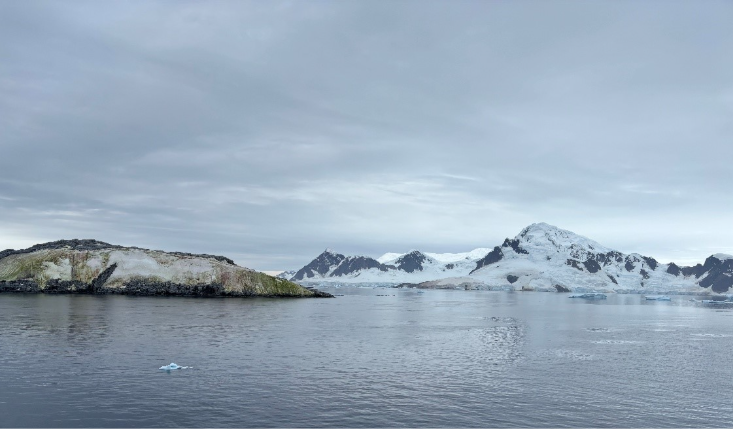 Antarctic Peninsula Landscape.