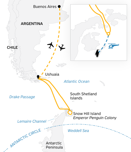 Snow Hill to the Peninsula: Shackleton’s Emperors